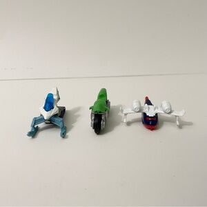 Lot of 3 Hot Wheels Diecast Snow Ride Motorcycle Water Bomber